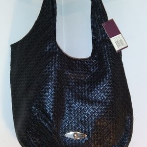 Elliott Luca 104849 Millana Woven Bag*Black Onyx